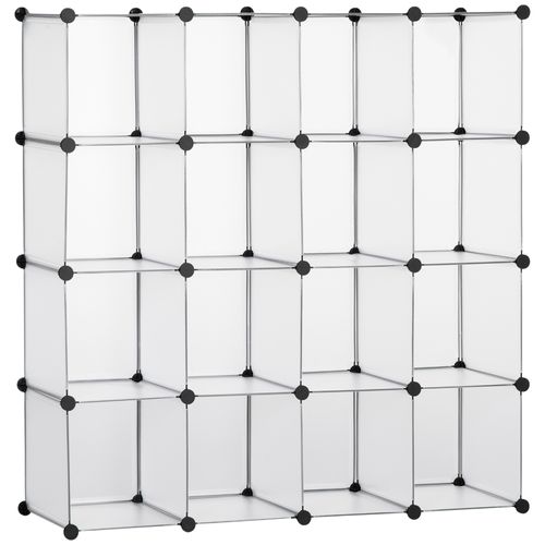 Rangement Modulable 16 Cubes Forme Carré Dim. Totales 125 X 125 Cm