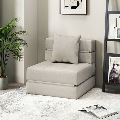 Chauffeuse 1 Place - Coussin Déhoussable Inclus - Tissu