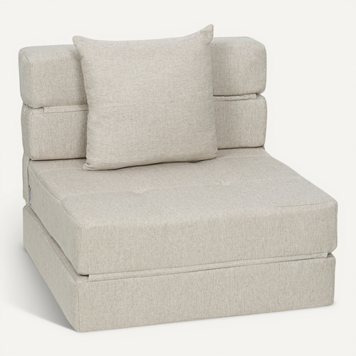 Chauffeuse 1 Place - Coussin Déhoussable Inclus - Tissu