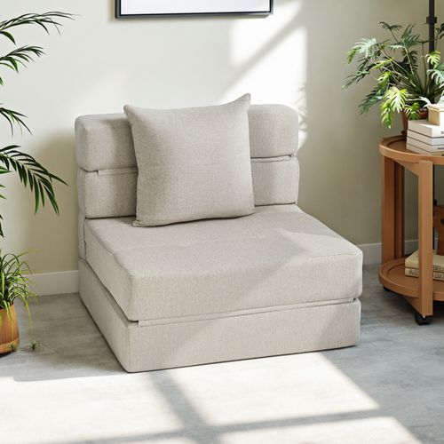 Chauffeuse 1 Place - Coussin Déhoussable Inclus - Tissu