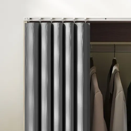 Armoire Penderie Sur Roulettes - Tringle, 2 Compartiments