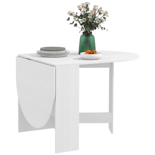 Table à Manger Pliante 6 Personnes Design Ovale