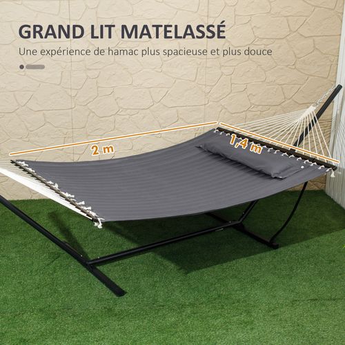 Hamac Sur Pied Toile Matelassée