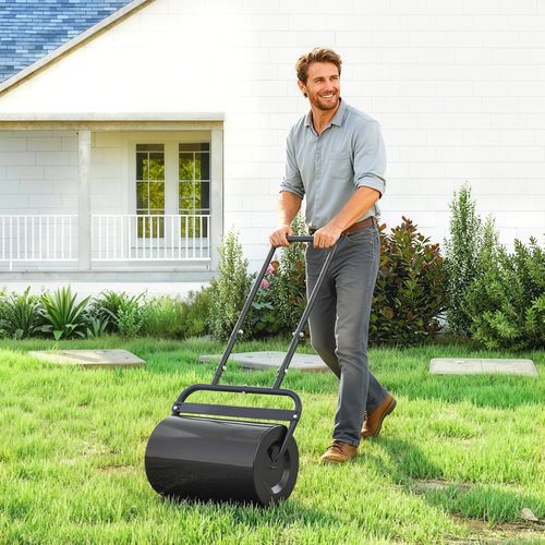 Rouleau à Gazon Jardin En Acier Avec Poignée Lestage Max. 38 L