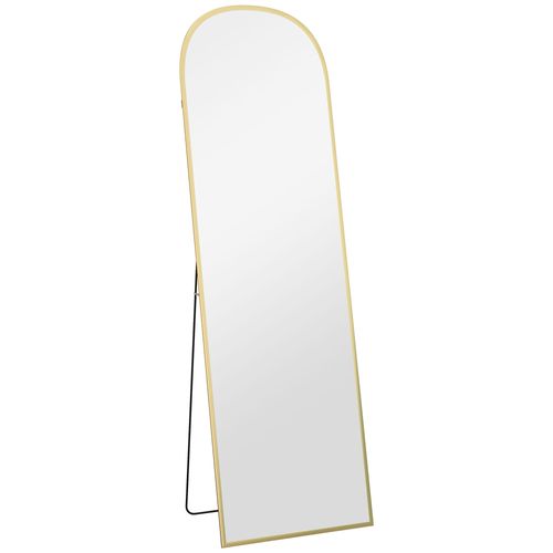 Miroir Sur Pied - Miroir Mural Rectangulaire Arrondi - Aluminium