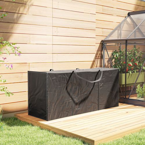 Sac De Rangement étanche Pour Coussins D'extérieur Avec Poignées Noir