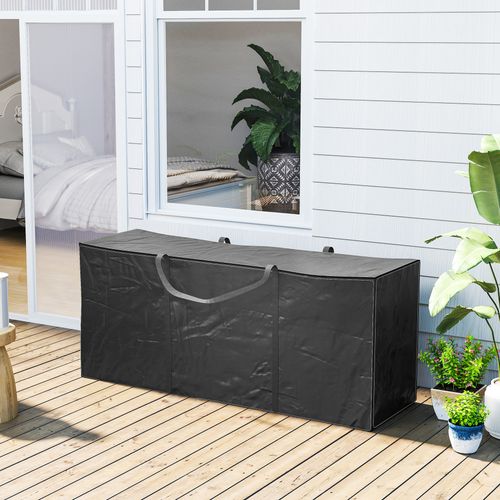 Sac De Rangement étanche Pour Coussins D'extérieur Avec Poignées Noir