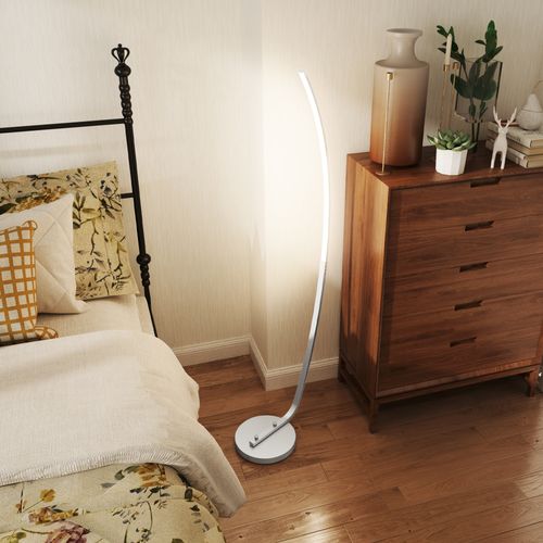 Lampadaire Arc Design LED Réglable - H.147 Cm - Alliage Alu.