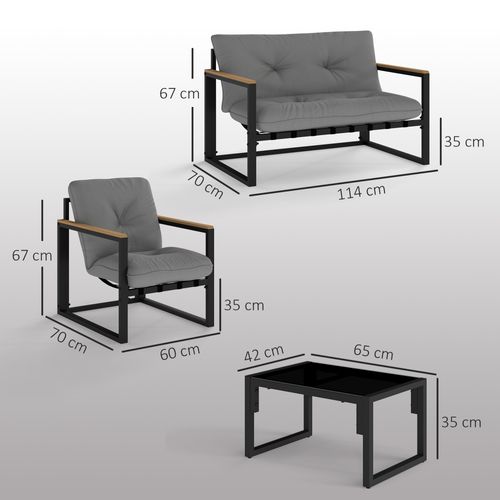 Salon De Jardin 4 Places