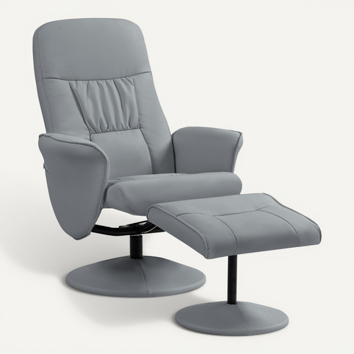 Fauteuil Relax Inclinable Pivotant Avec Repose-pied