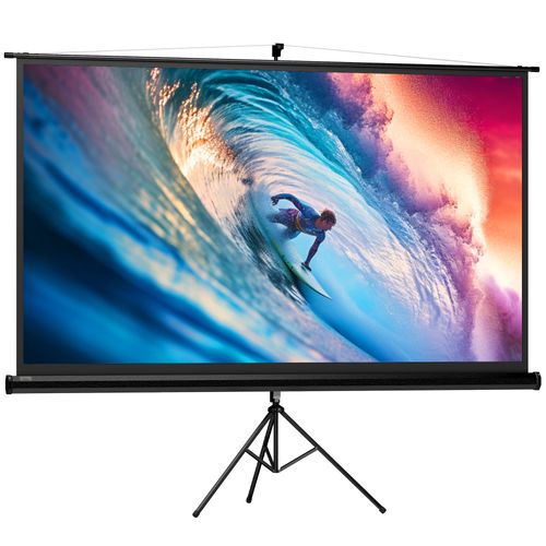 écran De Projection 16:9 100 Pouces Avec Support Trépied Réglable