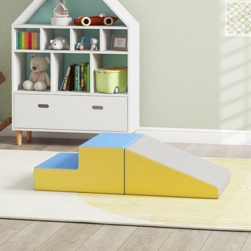 2 Blocs Modules De Motricité Enfant Mousse Epe Revêtement Pu