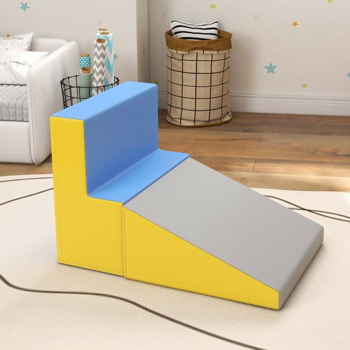 2 Blocs Modules De Motricité Enfant Mousse Epe Revêtement Pu