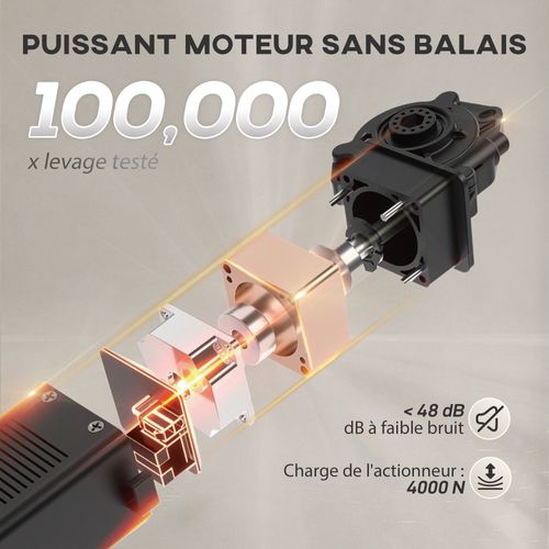 Fauteuil Relax Électrique Inclinable Repose-pieds Rétractable Velours