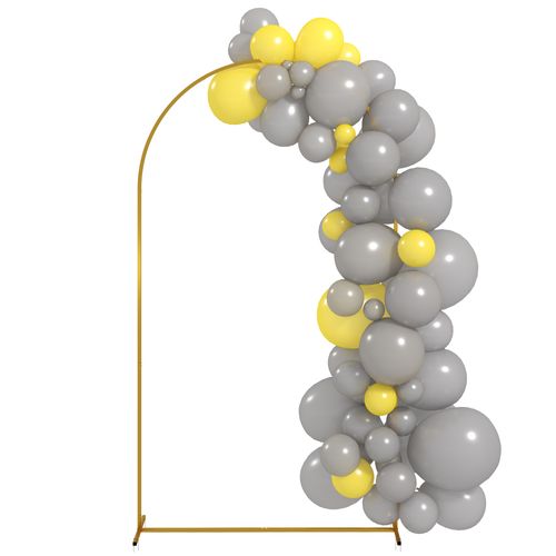 Arche Décorative De Mariage - Arche De Ballon - Acier Doré