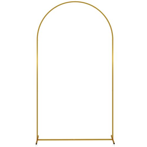 Arche Décorative De Mariage - Arche De Ballon - Acier Doré