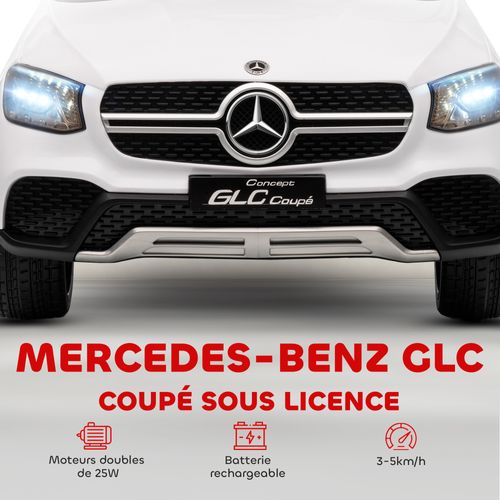Voiture électrique Enfant Licence Officielle Mercedes-benz Glc Coupé
