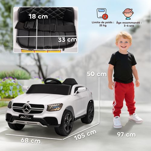 Voiture électrique Enfant Licence Officielle Mercedes-benz Glc Coupé