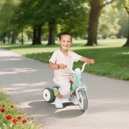 Draisienne 3 Roues Enfant 12-36 Mois Pneu Eva Silencieux Grande Selle