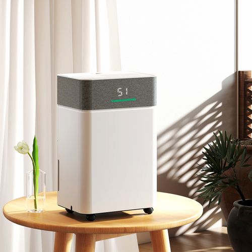 Déshumidificateur D'air 20l/jour Mobile Silencieux Réservoir 4,5l Timer 24h écran LED