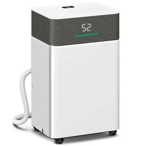 Déshumidificateur D'air 20l/jour Mobile Silencieux Réservoir 4,5l Timer 24h écran LED