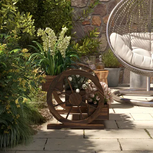 Jardinière Sur Pied Carré Potager 3 étages Style Rustique Chic