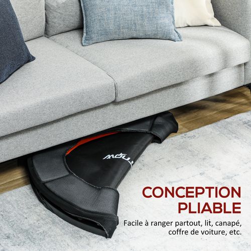 Trampoline Fitness Dia. 102 Cm Noir Rouge