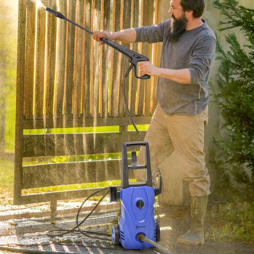 Nettoyeur Haute Pression 1600w Débit 432 L/h Pp Bleu