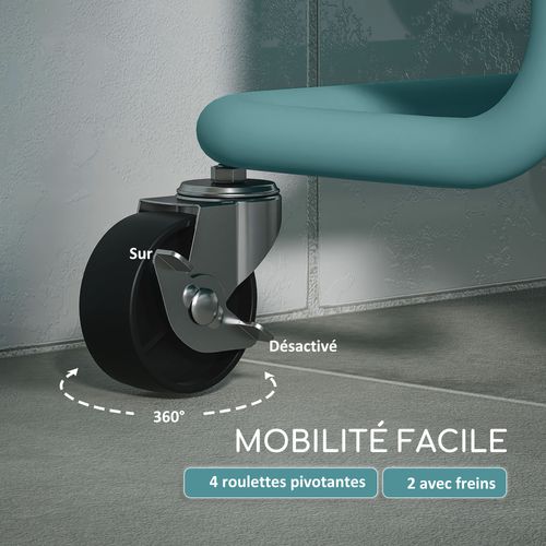 Desserte De Cuisine Multi-rangement Acier Abs