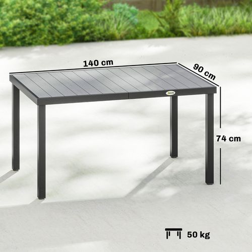 Table De Jardin Rectangulaire 4-6 Places