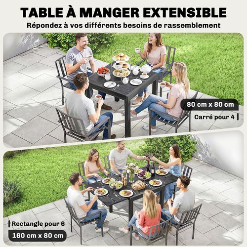Table De Jardin Extensible 4-6 Personnes