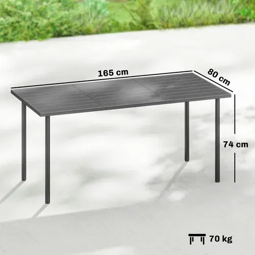 Table De Jardin Métal 6 Personnes
