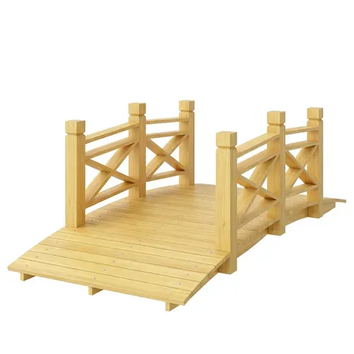 Pont De Jardin - Pont De Bassin - Bois Pré-huilé