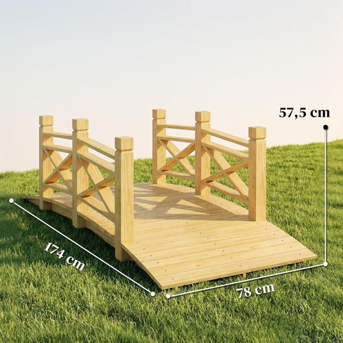 Pont De Jardin - Pont De Bassin - Bois Pré-huilé