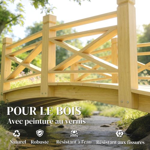 Pont De Jardin - Pont De Bassin - Bois Pré-huilé