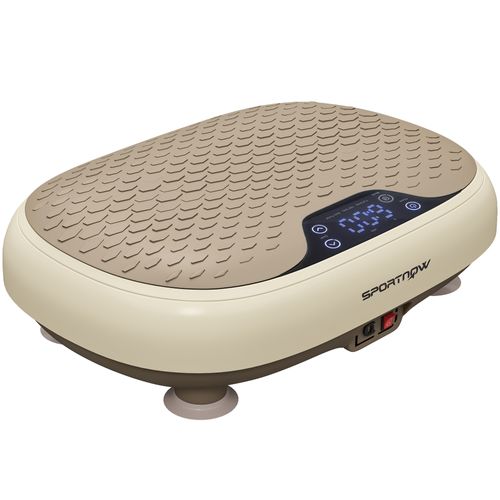 Plateforme Vibrante Oscillante écran LED Télécommande Beige