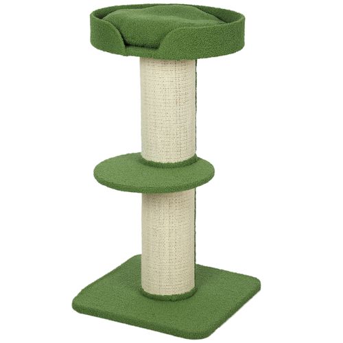 Arbre À Chat Avec Griffoir Centre D'activités 2 Plateformes Coussin