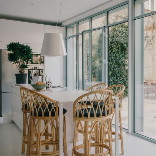 Hotte Cuisine Elica Suspendue Inox Blanc Juno 50 Cm - Nouvelle Version