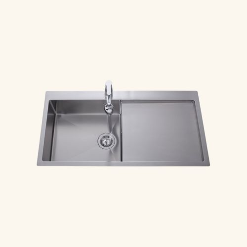 Evier Inox Helika Luny 1 Grand Bac 1 égouttoir Droite