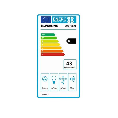 Hotte Cuisine Murale Silverline Tessy Inox 60 Cm