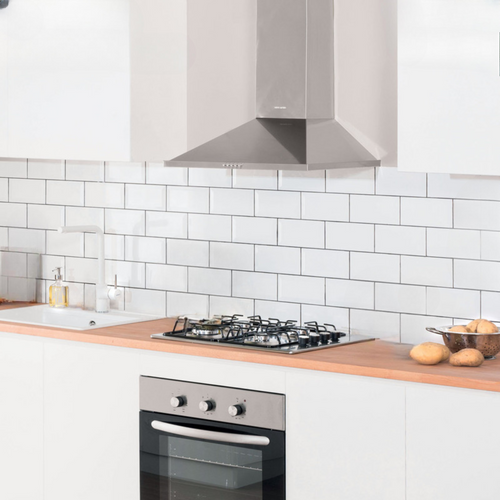 Hotte Cuisine Murale Silverline Tessy Inox 90 Cm
