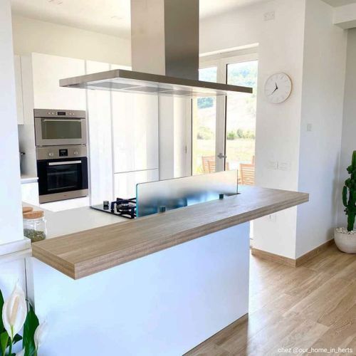 Hotte Cuisine Elica Îlot Thin Island Inox 120cm