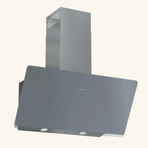 Hotte Cuisine Murale Silverline Arae Gris 90 Cm