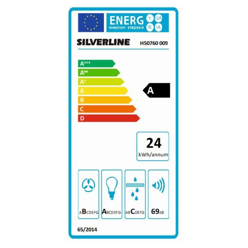 Hotte Cuisine Silverline Encastrable Alpha Noir 53 Cm