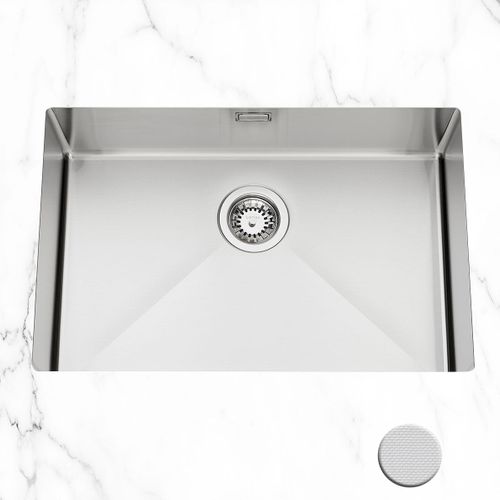 Evier Sous-plan Inox Nid D'abeille Vibrato Luisina 1 Bac 670x450 Mm