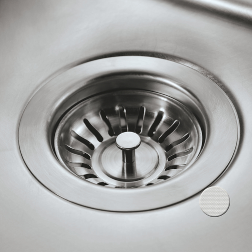 Evier Sous-plan Inox Nid D'abeille Vibrato Luisina 1 Bac 670x450 Mm