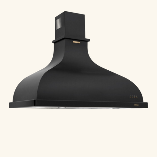 Hotte Vintage Murale Silverline Horis Noir Métallisé 90 Cm