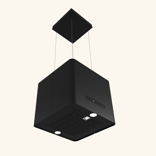 Hotte Cuisine Silverline Suspendue Braga Noir 40 Cm
