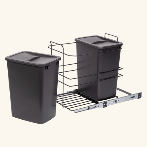 Poubelle Cuisine Promax - Poubelle Encastrable 2 X 35 Litres