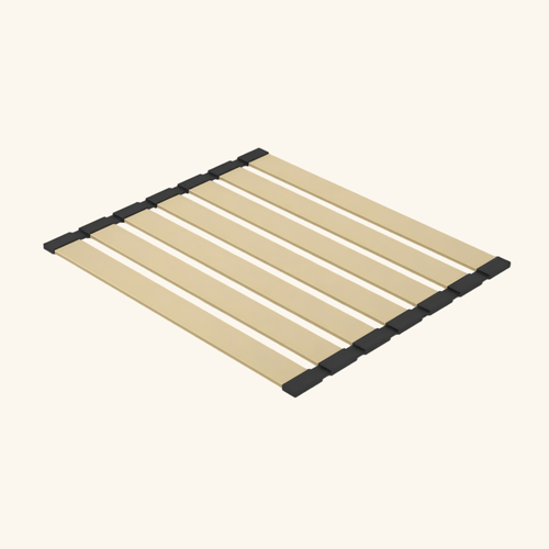 égouttoir Vaisselle Rabattable Inox Pvd Doré Luisina Legato - Dessous De Plat Doré